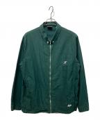 KITH×Wilsonキス×ウィルソン）の古着「ジップアップシャツジャケット」｜グリーン