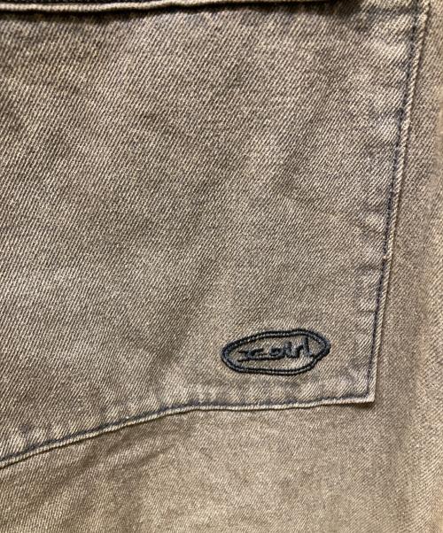 X-GIRL（エックスガール）X-girl (エックスガール) OVERDYED OVERALLS ブラウン サイズ:Mの古着・服飾アイテム