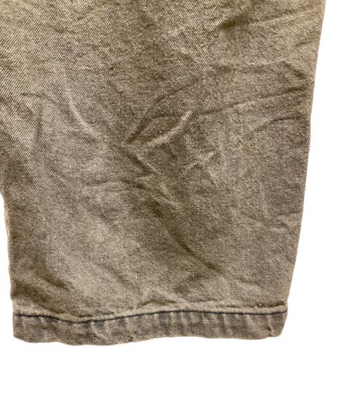 X-GIRL（エックスガール）X-girl (エックスガール) OVERDYED OVERALLS ブラウン サイズ:Mの古着・服飾アイテム