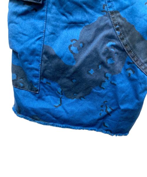 SUPREME（シュプリーム）Supreme (シュプリーム) Overdyed Camo Cargo Short ブルー サイズ:34の古着・服飾アイテム