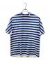 Supreme（シュプリーム）の古着「Overprint Stripe S/S Top」｜ホワイト×ブルー