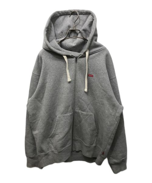 SUPREME（シュプリーム）SUPREME (シュプリーム) Small Box Drawcord Zip Up Hooded Sweatshirt グレー サイズ:Mの古着・服飾アイテム