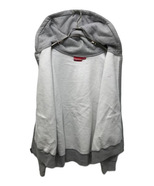SUPREME（シュプリーム）SUPREME (シュプリーム) Small Box Drawcord Zip Up Hooded Sweatshirt グレー サイズ:Mの古着・服飾アイテム