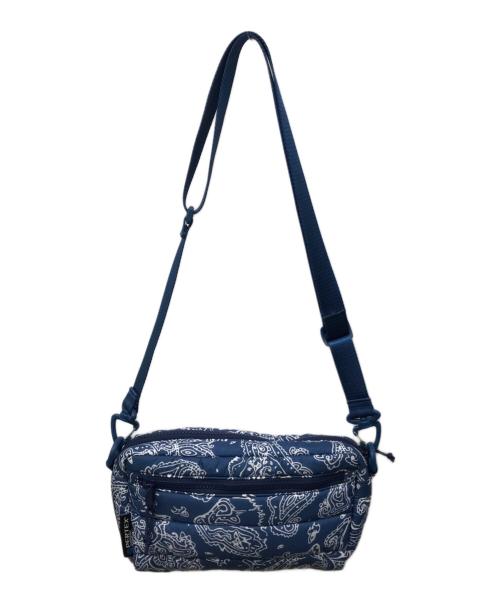 SUPREME（シュプリーム）SUPREME (シュプリーム) Puffer Side Bag Blue Paisley ブルーの古着・服飾アイテム