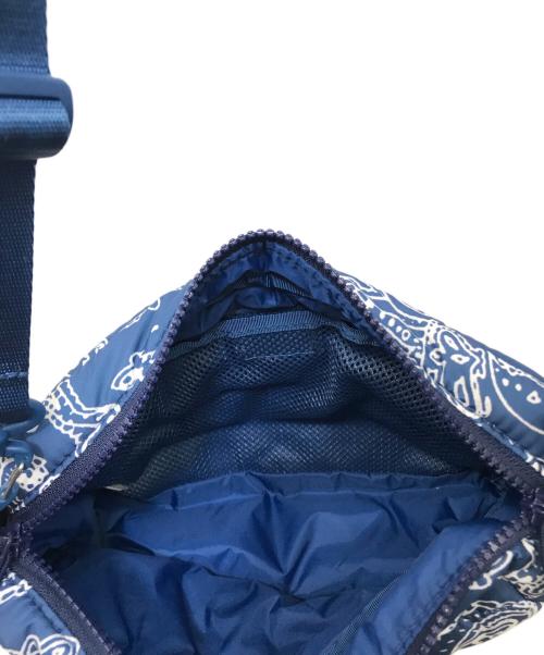 SUPREME（シュプリーム）SUPREME (シュプリーム) Puffer Side Bag Blue Paisley ブルーの古着・服飾アイテム