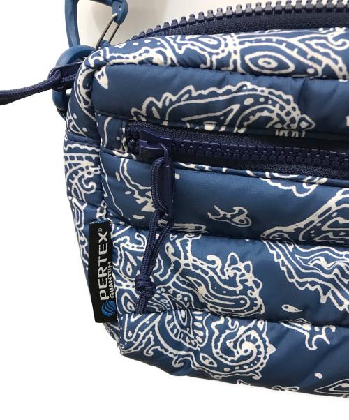 SUPREME（シュプリーム）SUPREME (シュプリーム) Puffer Side Bag Blue Paisley ブルーの古着・服飾アイテム