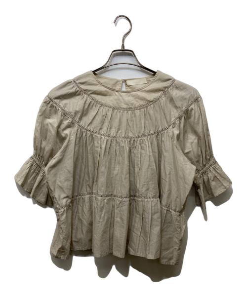 merlette（マーレット）Merlette (マーレット) SOL IN DOVE VOILE TO ベージュ サイズ:XSの古着・服飾アイテム