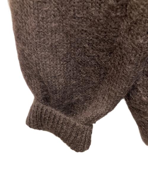 AURALEE（オーラリー）AURALEE (オーラリー) BRUSHED SUPER KID MOHAIR KNIT P/O ブラウン サイズ:1の古着・服飾アイテム