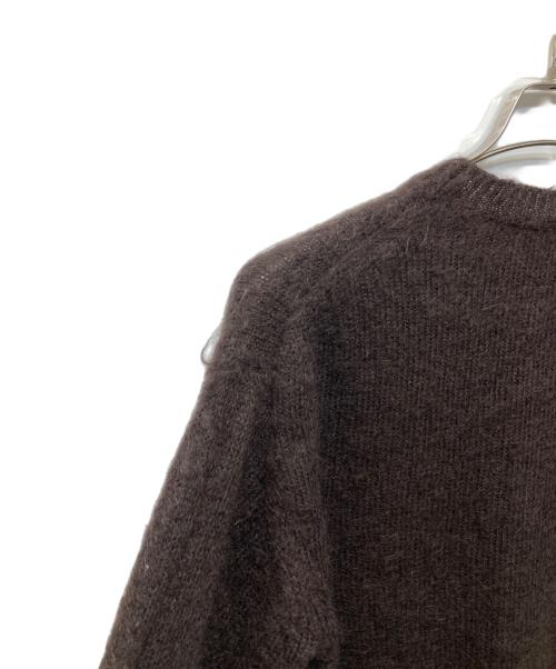 AURALEE（オーラリー）AURALEE (オーラリー) BRUSHED SUPER KID MOHAIR KNIT P/O ブラウン サイズ:1の古着・服飾アイテム