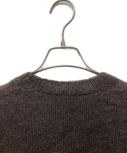 AURALEE（オーラリー）AURALEE (オーラリー) BRUSHED SUPER KID MOHAIR KNIT P/O ブラウン サイズ:1の古着・服飾アイテム