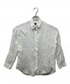 SINMEシンメ）の古着「リネンL/Sシャツ」｜ホワイト