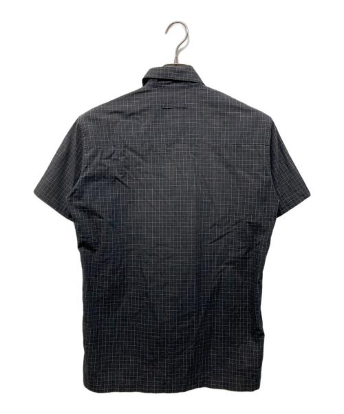 GAULTIER HOMME objet（ゴルチエオムオブジェ）GAULTIER HOMME objet (ゴルチエオムオブジェット) S/Sチェックシャツ ブラック サイズ:46の古着・服飾アイテム