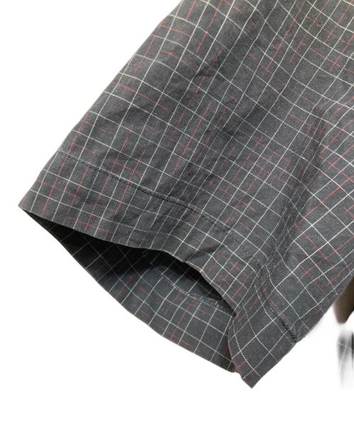 GAULTIER HOMME objet（ゴルチエオムオブジェ）GAULTIER HOMME objet (ゴルチエオムオブジェット) S/Sチェックシャツ ブラック サイズ:46の古着・服飾アイテム