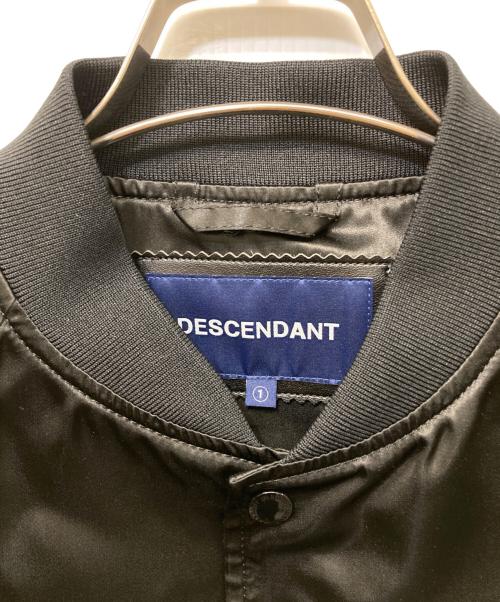 DESCENDANT（ディセンダント）DESCENDANT (ディセンダント) ECHO SATIN JACKET ブラック サイズ:1の古着・服飾アイテム