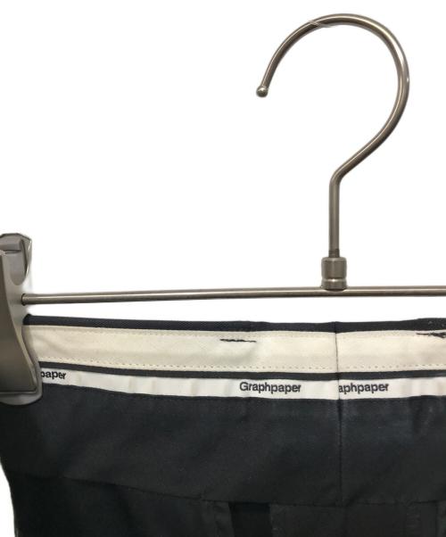 Graphpaper（グラフペーパー）Graphpaper (グラフペーパー) ウールナイロンスラックス ブラック サイズ:00の古着・服飾アイテム
