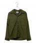 Sears（シアーズ）の古着「コーデュロイオープンカラーシャツ」｜グリーン
