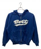 BoTTボット）の古着「Script Logo Zip Hoodie」｜ネイビー
