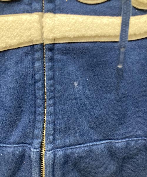 BoTT（ボット）BoTT (ボット) Script Logo Zip Hoodie ネイビー サイズ:Lの古着・服飾アイテム