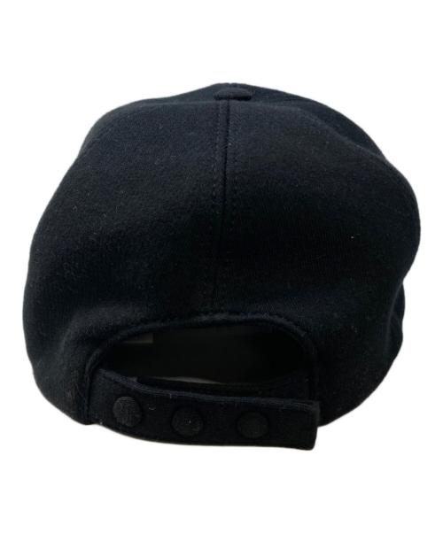 BURBERRY（バーバリー）BURBERRY (バーバリー) モノグラムモチーフコットンジャージーベースボールキャップ ブラックの古着・服飾アイテム