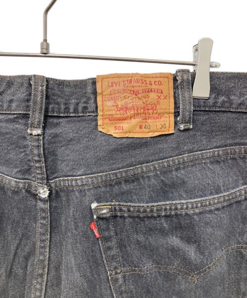 LEVI'S（リーバイス）LEVI'S (リーバイス) USA501 先染めブラックデニムパンツ ブラック サイズ:40の古着・服飾アイテム
