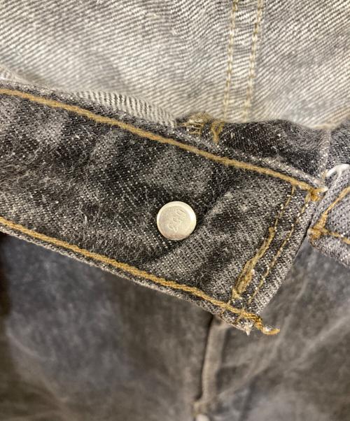 LEVI'S（リーバイス）LEVI'S (リーバイス) USA501 先染めブラックデニムパンツ ブラック サイズ:40の古着・服飾アイテム