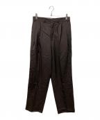 jiedaジエダ）の古着「WOOL BELT SLACKS」｜ブラウン