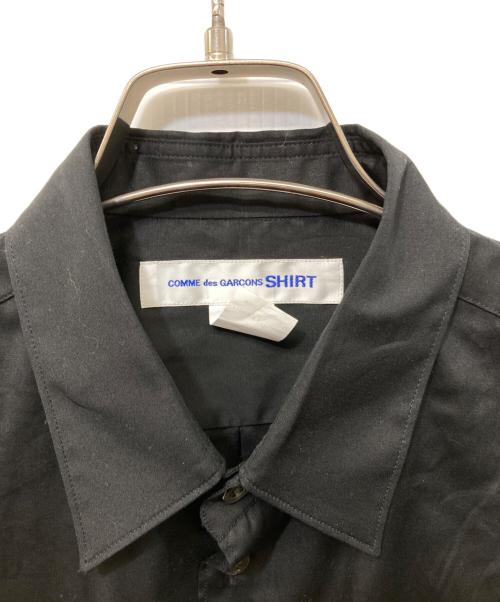 COMME des GARCONS SHIRT（コムデギャルソンシャツ）COMME des GARCONS SHIRT (コムデギャルソンシャツ) FOREVER WIDE CLASSIC ロングスリーブシャツ ブラック サイズ:Sの古着・服飾アイテム