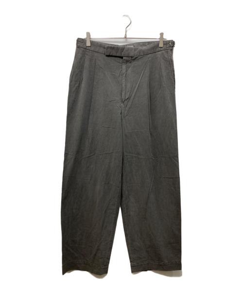 MARKA（マーカ）MARKA (マーカ) ピグメントダイ2タックパンツ グレー サイズ:2の古着・服飾アイテム