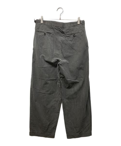 MARKA（マーカ）MARKA (マーカ) ピグメントダイ2タックパンツ グレー サイズ:2の古着・服飾アイテム