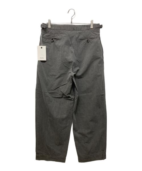 MARKA（マーカ）MARKA (マーカ) ピグメントダイ2タックパンツ グレー サイズ:2の古着・服飾アイテム