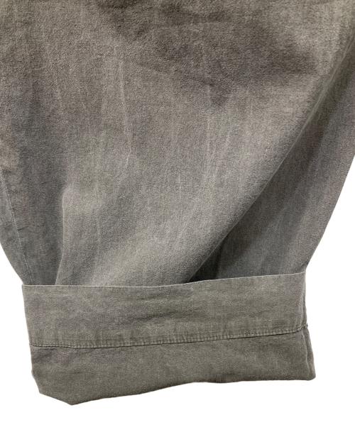 MARKA（マーカ）MARKA (マーカ) ピグメントダイ2タックパンツ グレー サイズ:2の古着・服飾アイテム