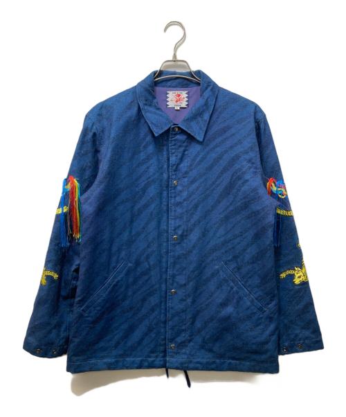 son of the cheese（（サノバチーズ））son of the cheese (（サノバチーズ）) INDIGO TIGER JKT インディゴ サイズ:Lの古着・服飾アイテム