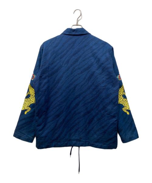 son of the cheese（（サノバチーズ））son of the cheese (（サノバチーズ）) INDIGO TIGER JKT インディゴ サイズ:Lの古着・服飾アイテム