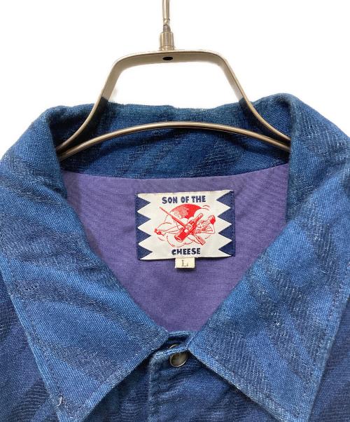son of the cheese（（サノバチーズ））son of the cheese (（サノバチーズ）) INDIGO TIGER JKT インディゴ サイズ:Lの古着・服飾アイテム