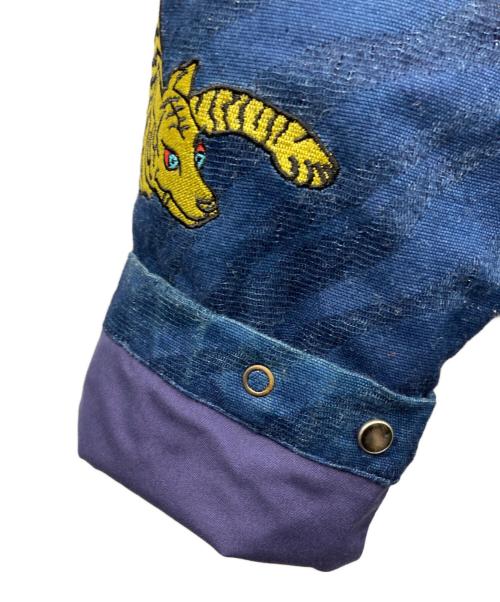 son of the cheese（（サノバチーズ））son of the cheese (（サノバチーズ）) INDIGO TIGER JKT インディゴ サイズ:Lの古着・服飾アイテム
