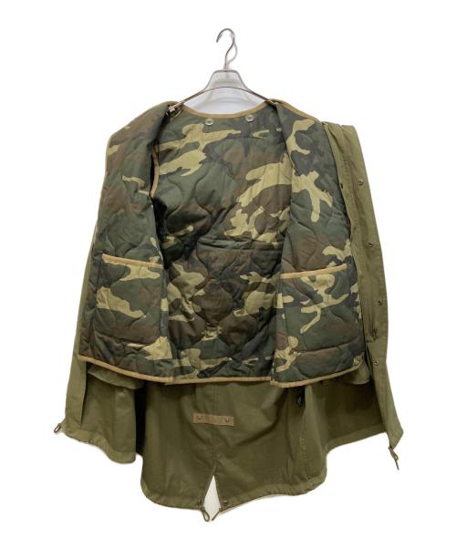 Denham（デンハム）Denham (デンハム) ミリタリー モッズ コート カーキ サイズ:Lの古着・服飾アイテム