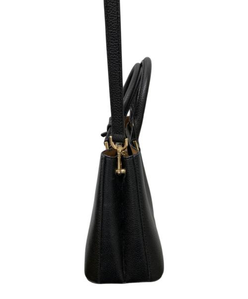 MICHAEL KORS（マイケル・コース）MICHAEL KORS (マイケルコース) ADELE 2WAYハンドバッグ ブラックの古着・服飾アイテム