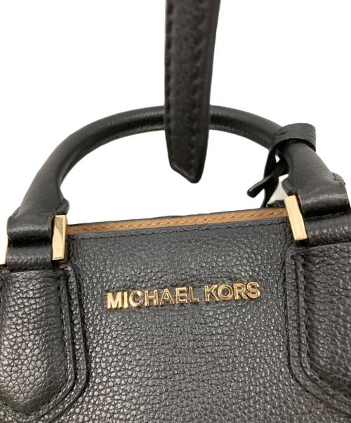 MICHAEL KORS（マイケル・コース）MICHAEL KORS (マイケルコース) ADELE 2WAYハンドバッグ ブラックの古着・服飾アイテム