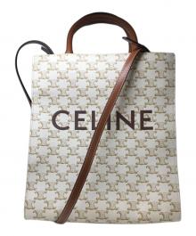 CELINE（セリーヌ）の古着「トリオンフ バーティカルカバ スモール」｜ホワイト