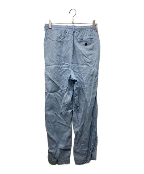 MARKAWARE（マーカウェア）MARKAWARE (マーカウェア) TRIPLE PLEATED EASY TROUSERS ブルー サイズ:Mの古着・服飾アイテム