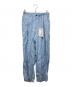 MARKAWARE（マーカウェア）の古着「TRIPLE PLEATED EASY TROUSERS」｜ブルー