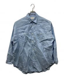 MARKAWARE（マーカウェア）の古着「TENT LONG SHIRT」｜ブルー