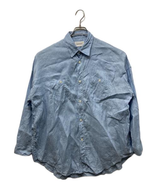 MARKAWARE（マーカウェア）MARKAWARE (マーカウェア) TENT LONG SHIRT ブルー サイズ:1の古着・服飾アイテム