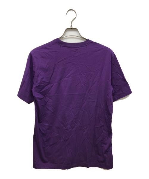 cash&barba（キャッシュ アンド バルバ）cash&barba (キャッシュ&バルバ) シーアイランドコットン レギュラーフィット Tee パープル サイズ:2の古着・服飾アイテム