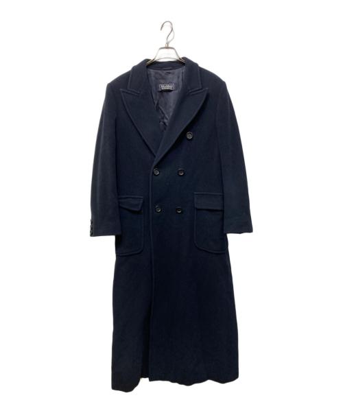 Max Mara WEEK END LINE（マックスマーラ ウイークエンドライン）MAX MARA WEEK END LINE (マックスマーラ ウイークエンドライン) ヴァージンウールダブルコート ネイビー サイズ:SIZE 40の古着・服飾アイテム