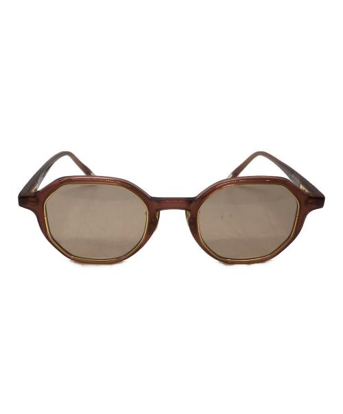 YUICHI TOYAMA（ユウイチトヤマ）YUICHI TOYAMA (ユウイチトヤマ) サングラス ブラウン サイズ:46□22-148の古着・服飾アイテム
