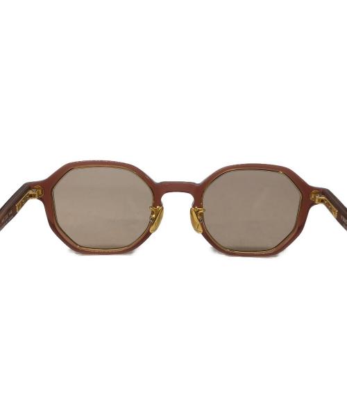 YUICHI TOYAMA（ユウイチトヤマ）YUICHI TOYAMA (ユウイチトヤマ) サングラス ブラウン サイズ:46□22-148の古着・服飾アイテム