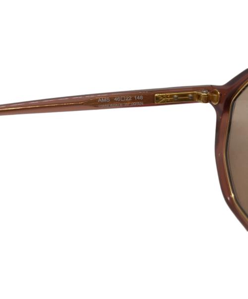 YUICHI TOYAMA（ユウイチトヤマ）YUICHI TOYAMA (ユウイチトヤマ) サングラス ブラウン サイズ:46□22-148の古着・服飾アイテム