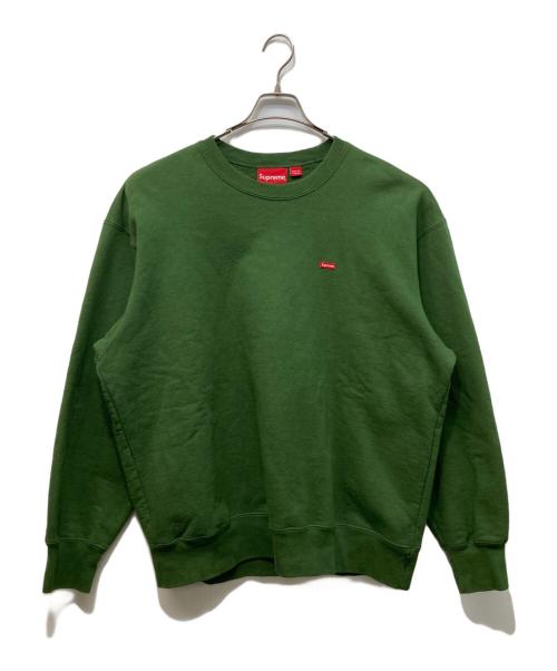 SUPREME（シュプリーム）Supreme (シュプリーム) Small Box Crewneck グリーン サイズ:Lの古着・服飾アイテム