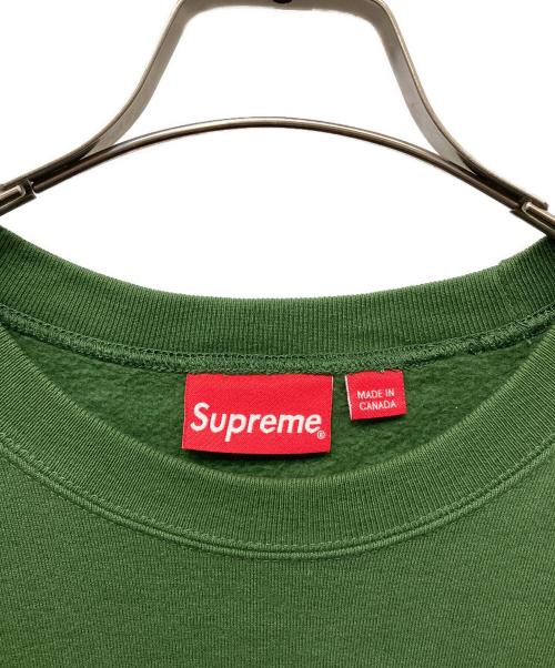 SUPREME（シュプリーム）Supreme (シュプリーム) Small Box Crewneck グリーン サイズ:Lの古着・服飾アイテム
